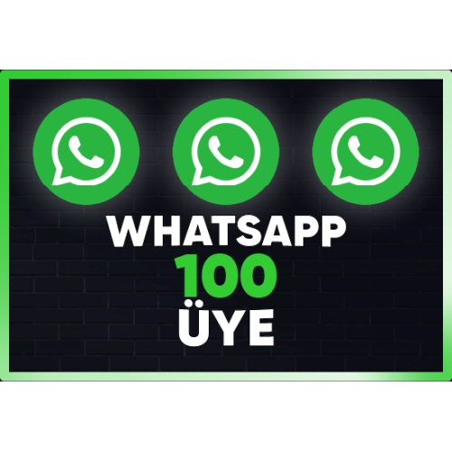  ⚡  GARANTİLİ  WHATSAPP 100 ÜYE ⚡